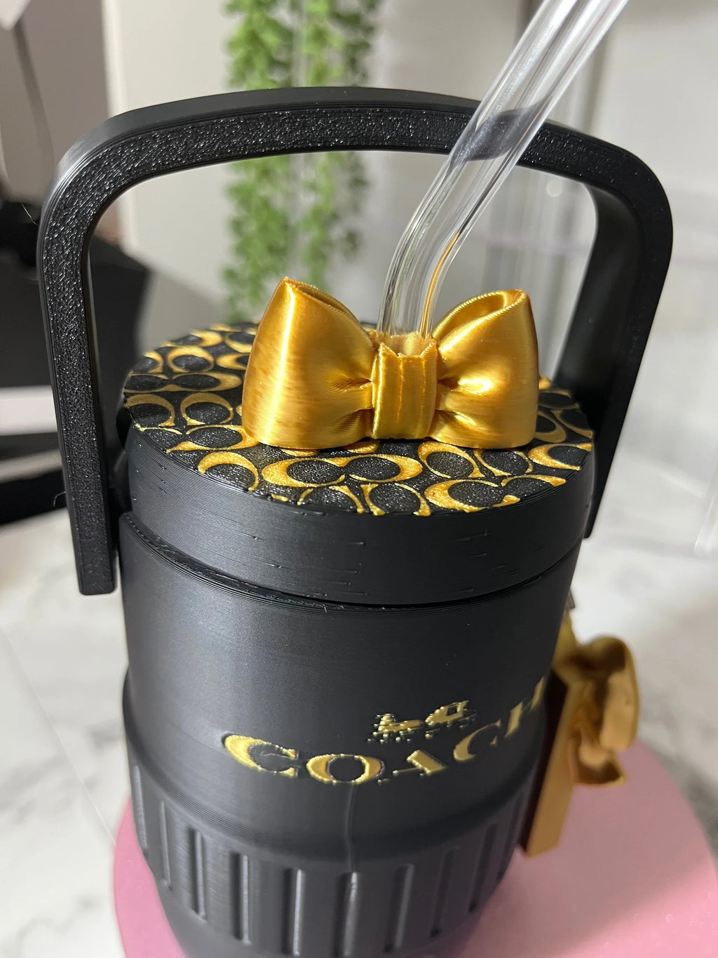Coach Designer Inspired Can Cooler Koozie