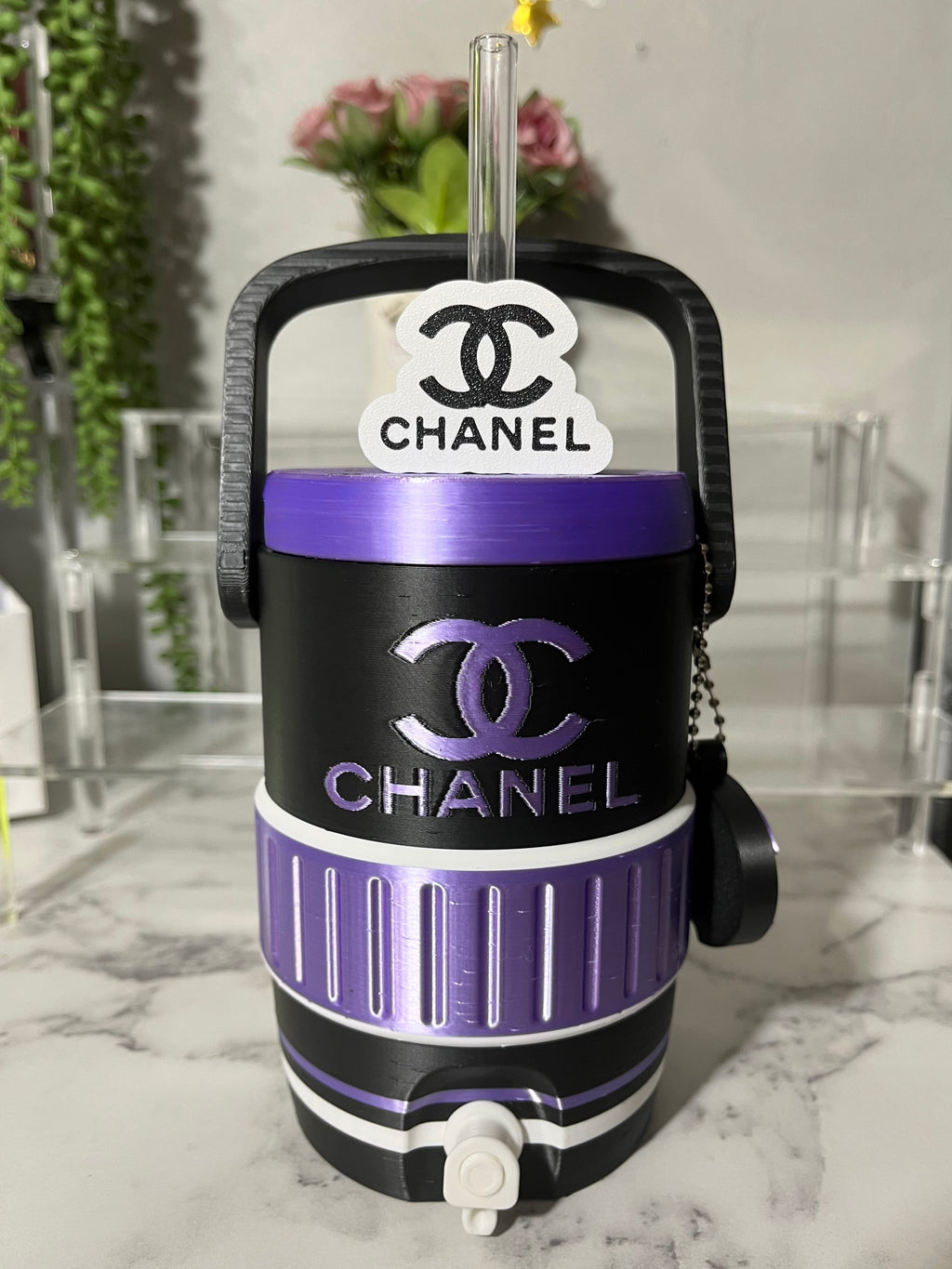 Chanel Designer Inspired Can Cooler
