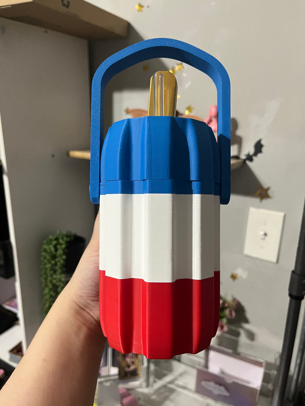 Patriotic 12 oz Can Cooler Holder