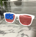 Patriotic American Flag Shutter Sunglasses