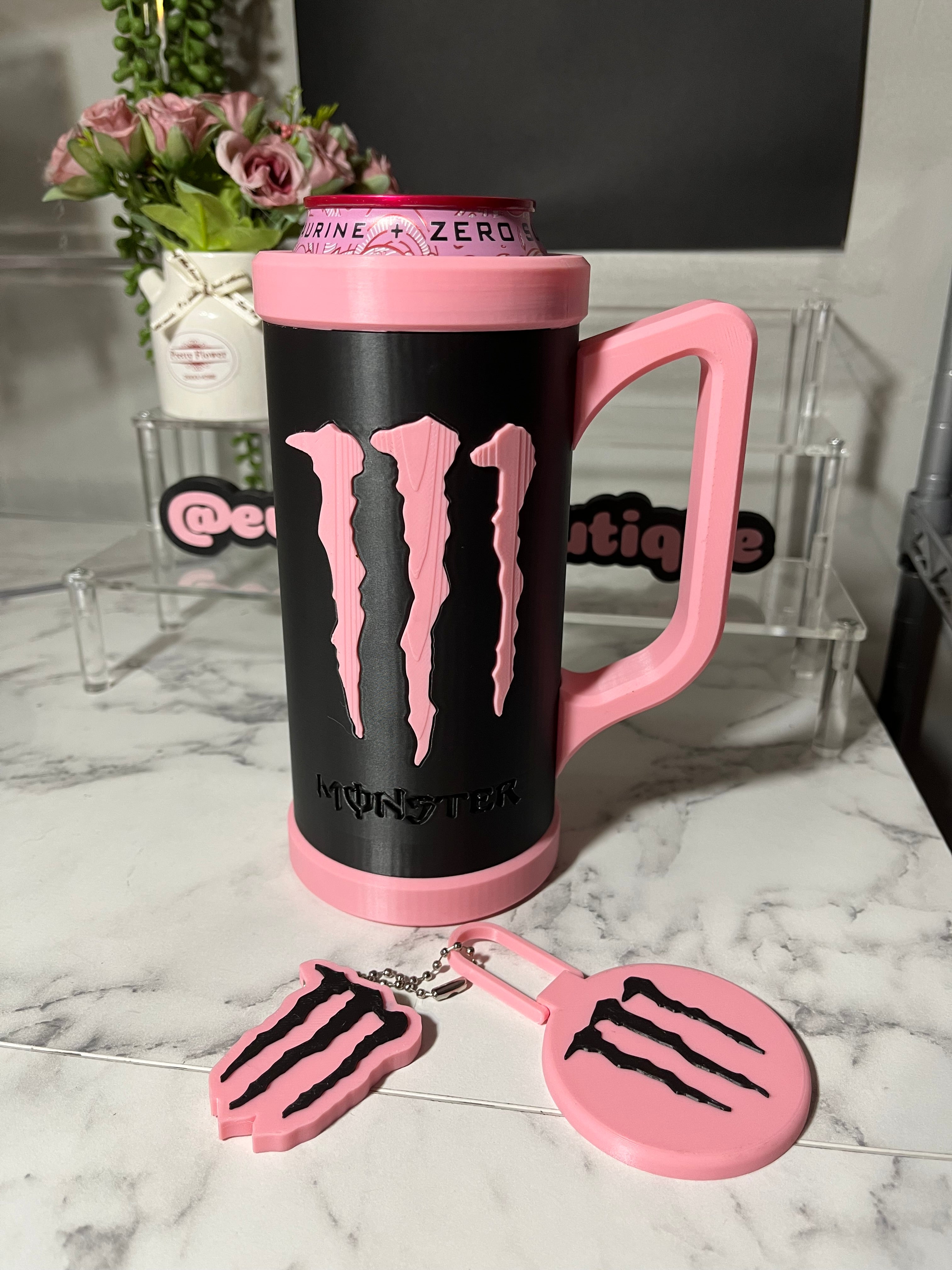 Custom 16 oz Monster Energy Drink Can Holder Set