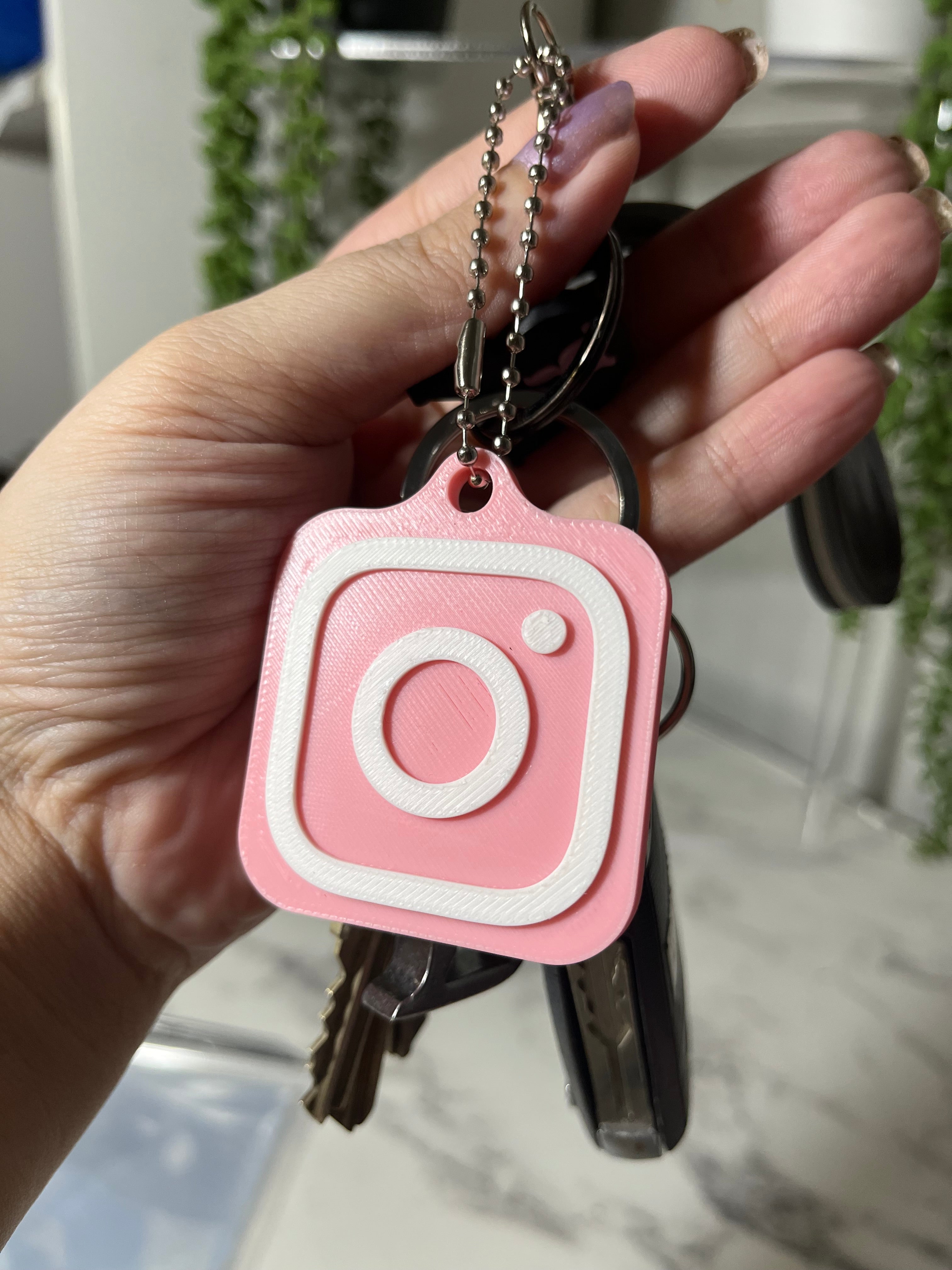 Custom NFC Instagram Keychain
