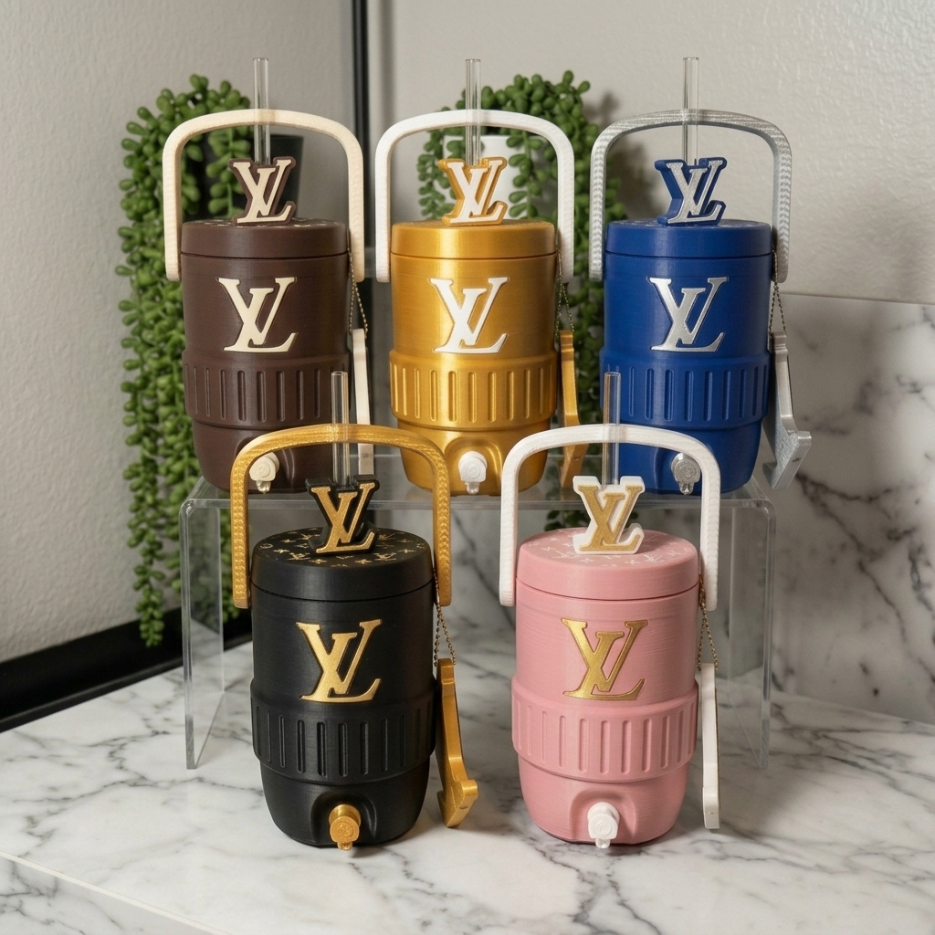 LV Designer Inspired Can Cooler Koozie