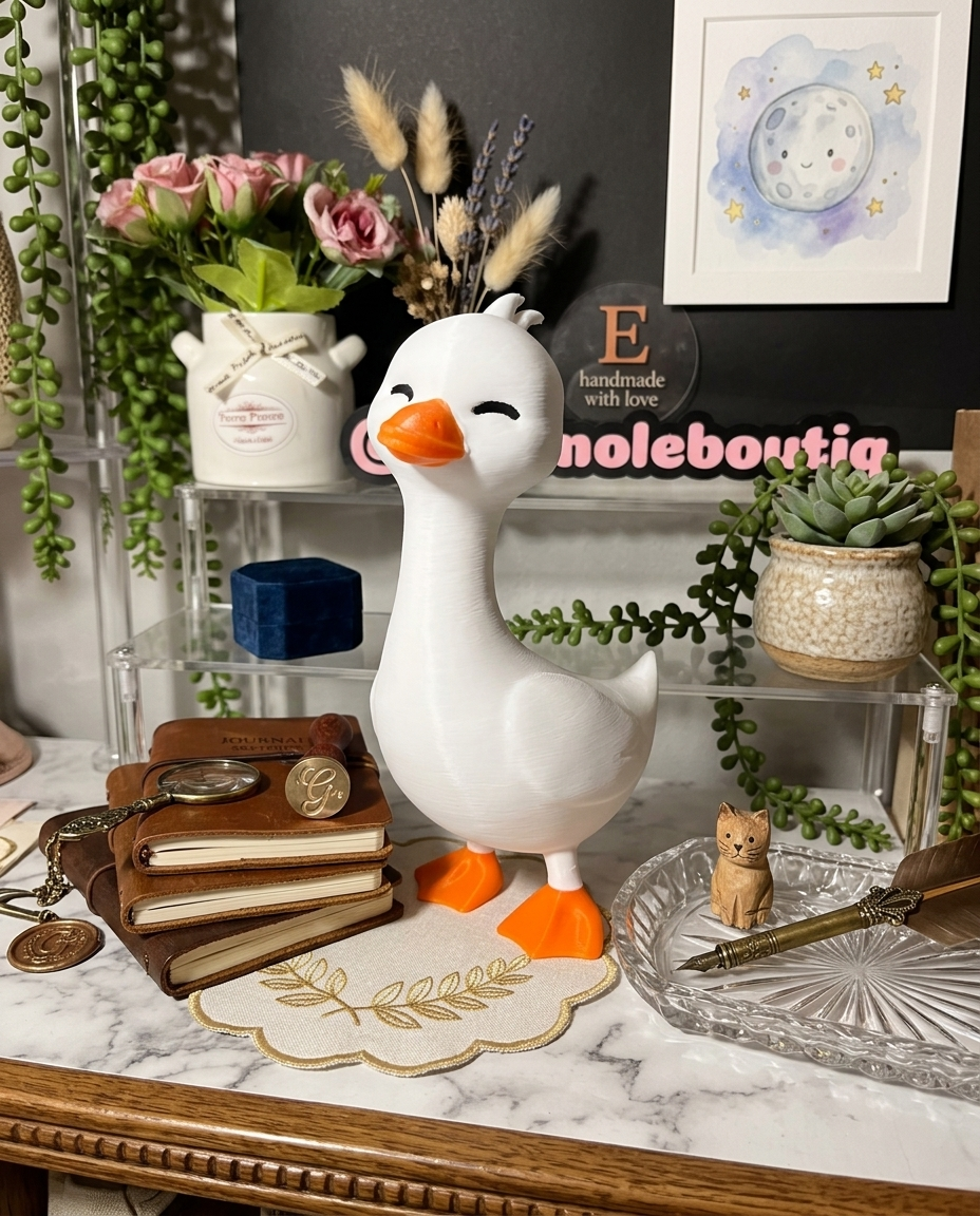Cute 3D Printed Desk Duck