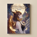 Wisdom & Inner Strength – Original Character Inspirational Canvas Wall Art | Astra
