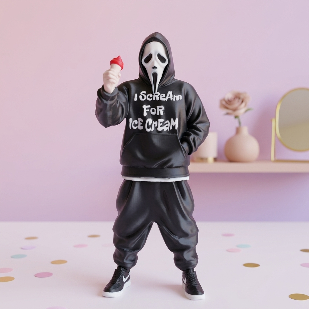 Ghostface Ice Cream Figure