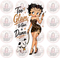 Too Glam to Give a Damn Digital PNG Design