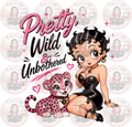 Pretty, Wild & Unbothered Digital PNG Design